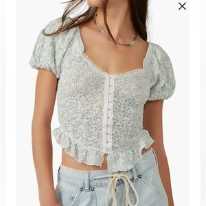 NEVER WORN free people oh baby top
